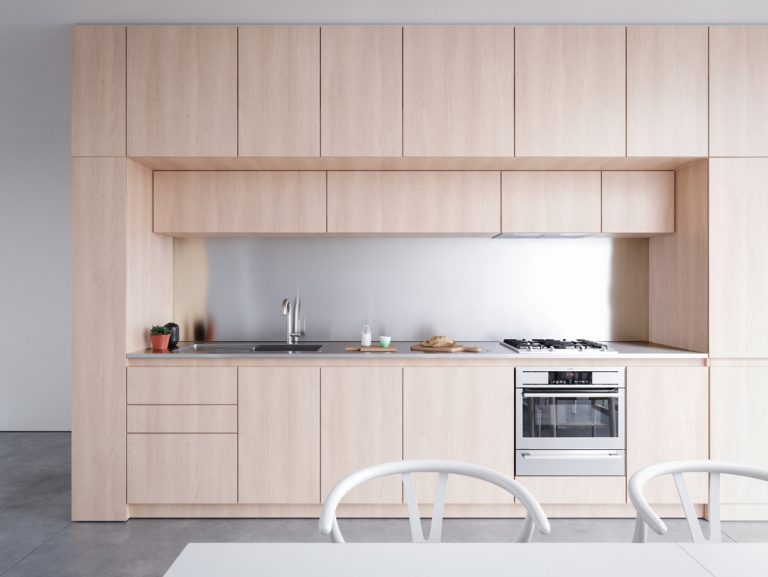 armários minimalistas para cozinha