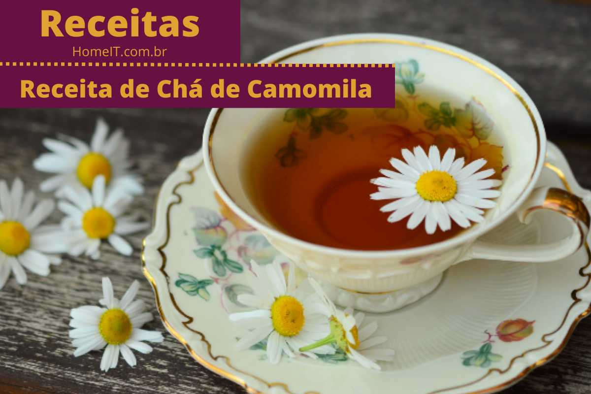 Receita de Chá de Camomila