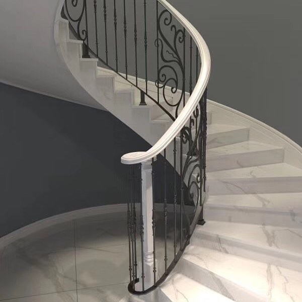 escada de mármore branco