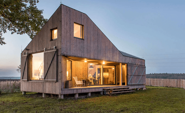 casa de madeira ecológica