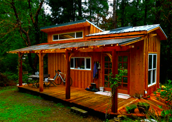 casa de madeira simples