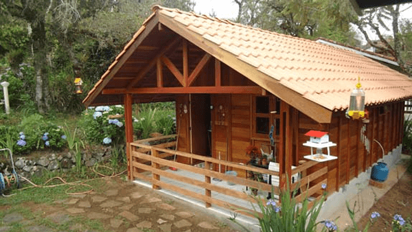casa de madeira simples