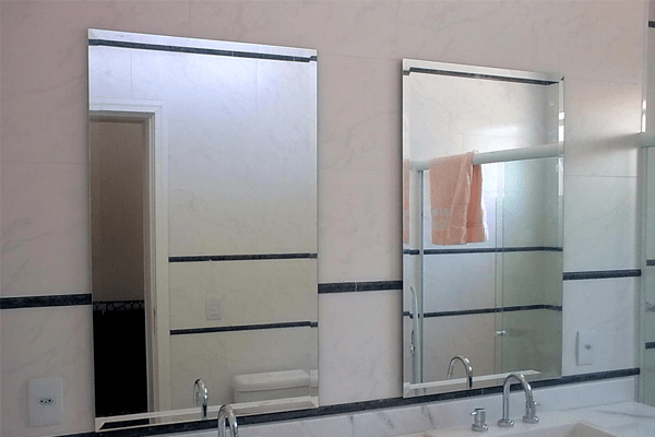Espelho no banheiro: modelos, tipos e como utilizar!