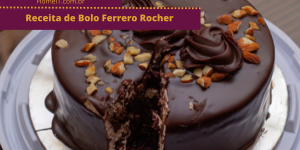 Receita de Bolo Ferrero Rocher