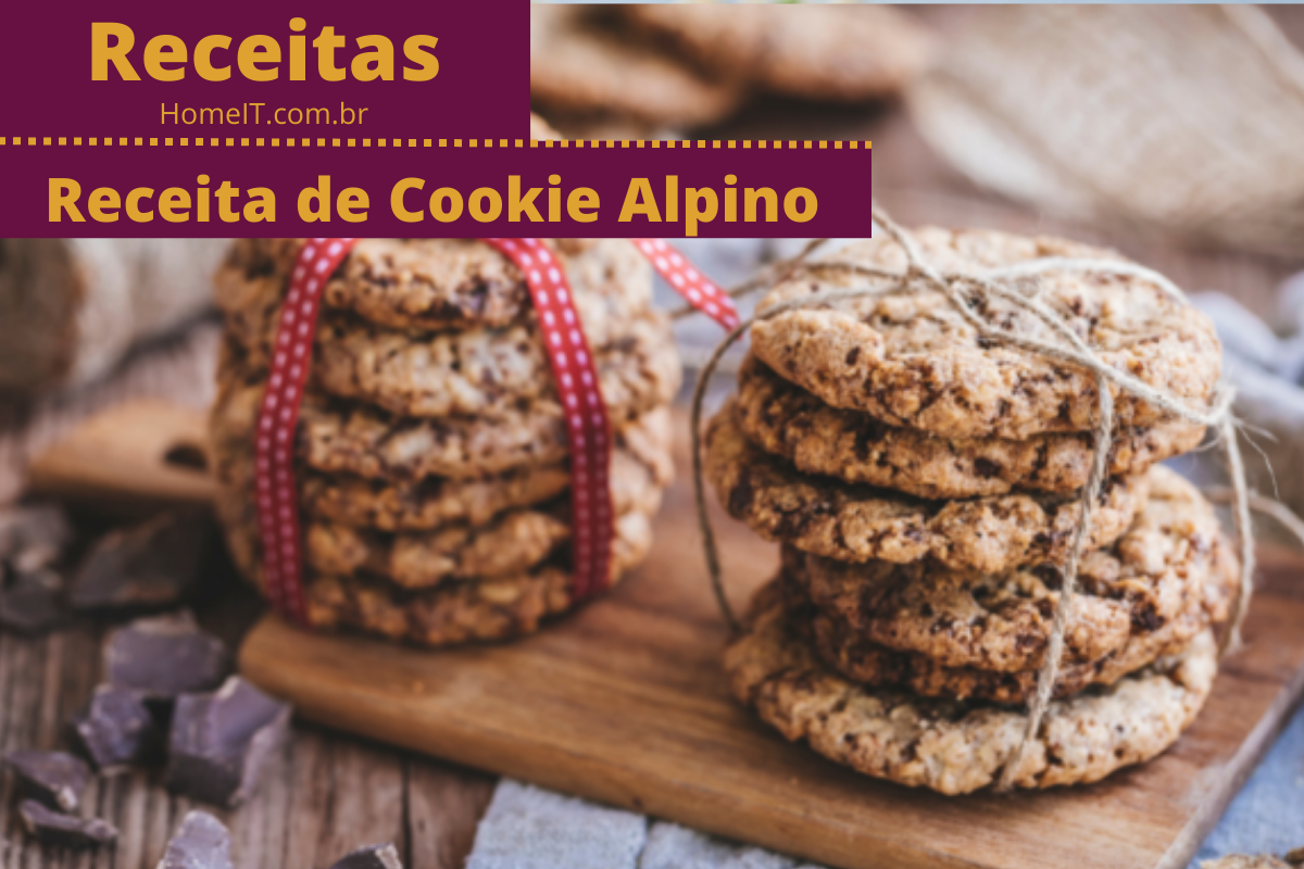 Receita de Cookie Alpino