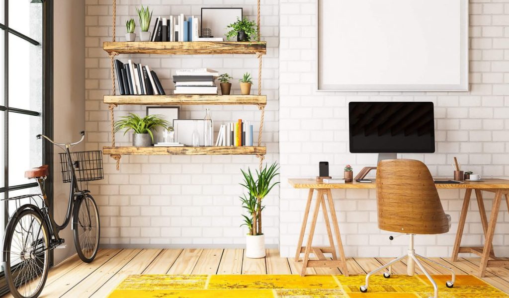 10 ideias INCRÍVEIS para te ajudar a decorar seu home office; espaço bonito e barato