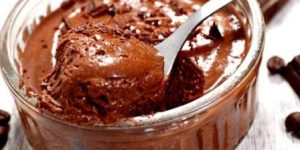Receita de Mousse de Chocolate com apenas 3 ingredientes, rápida, fácil e deliciosa