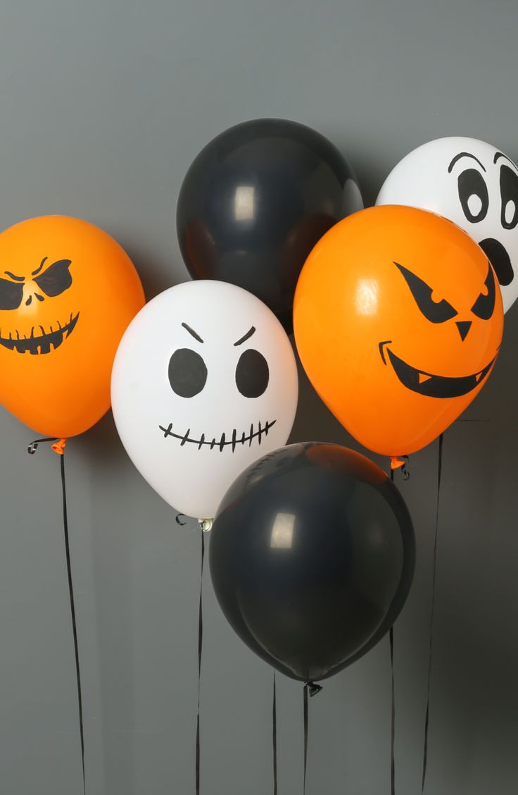 balões de fantasma como lembrancinhas de halloween