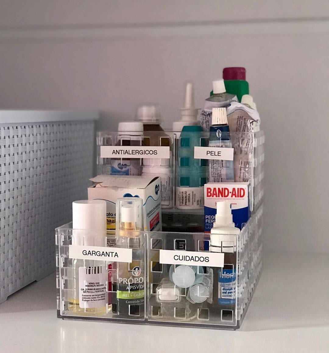 caixa organizadora para medicamentos