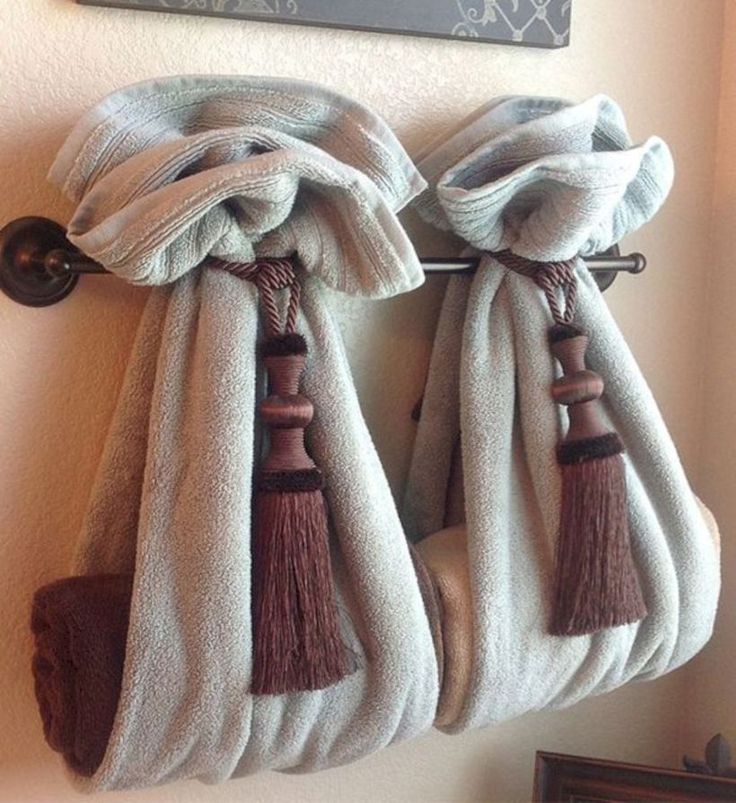 porta-objetos com toalha de banho velha