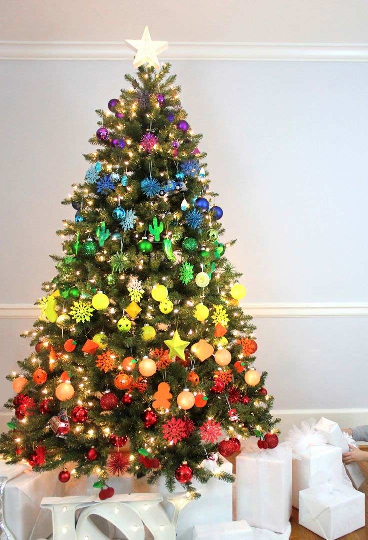 decoração de Natal colorida