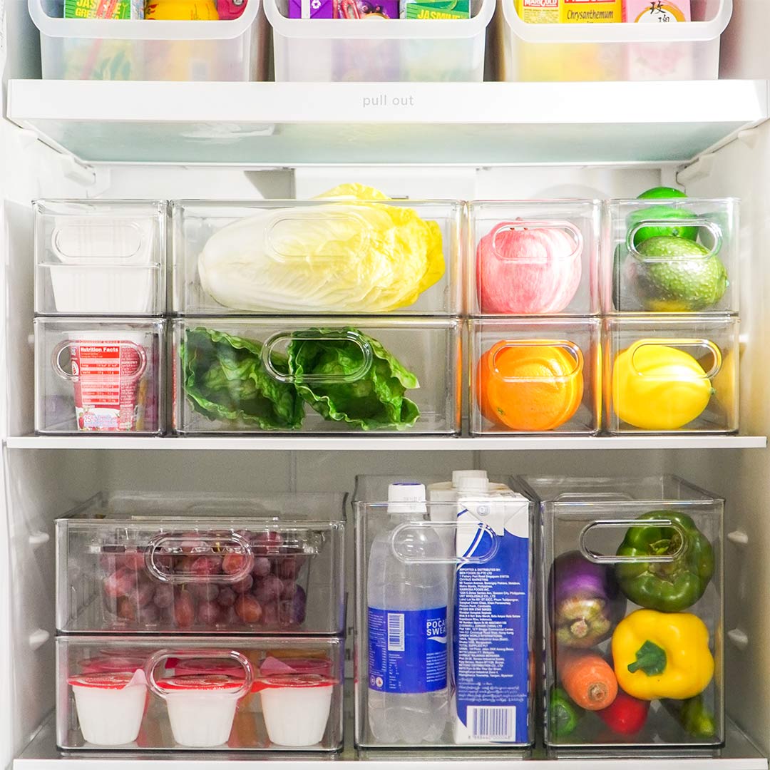 geladeira organizada