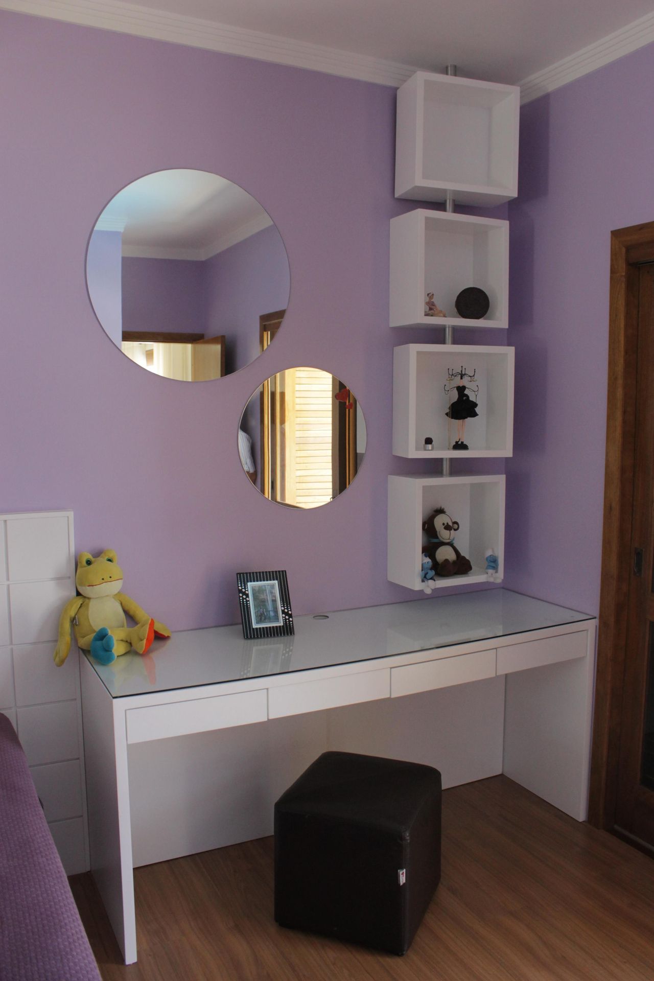 decoração de quarto com lilás
