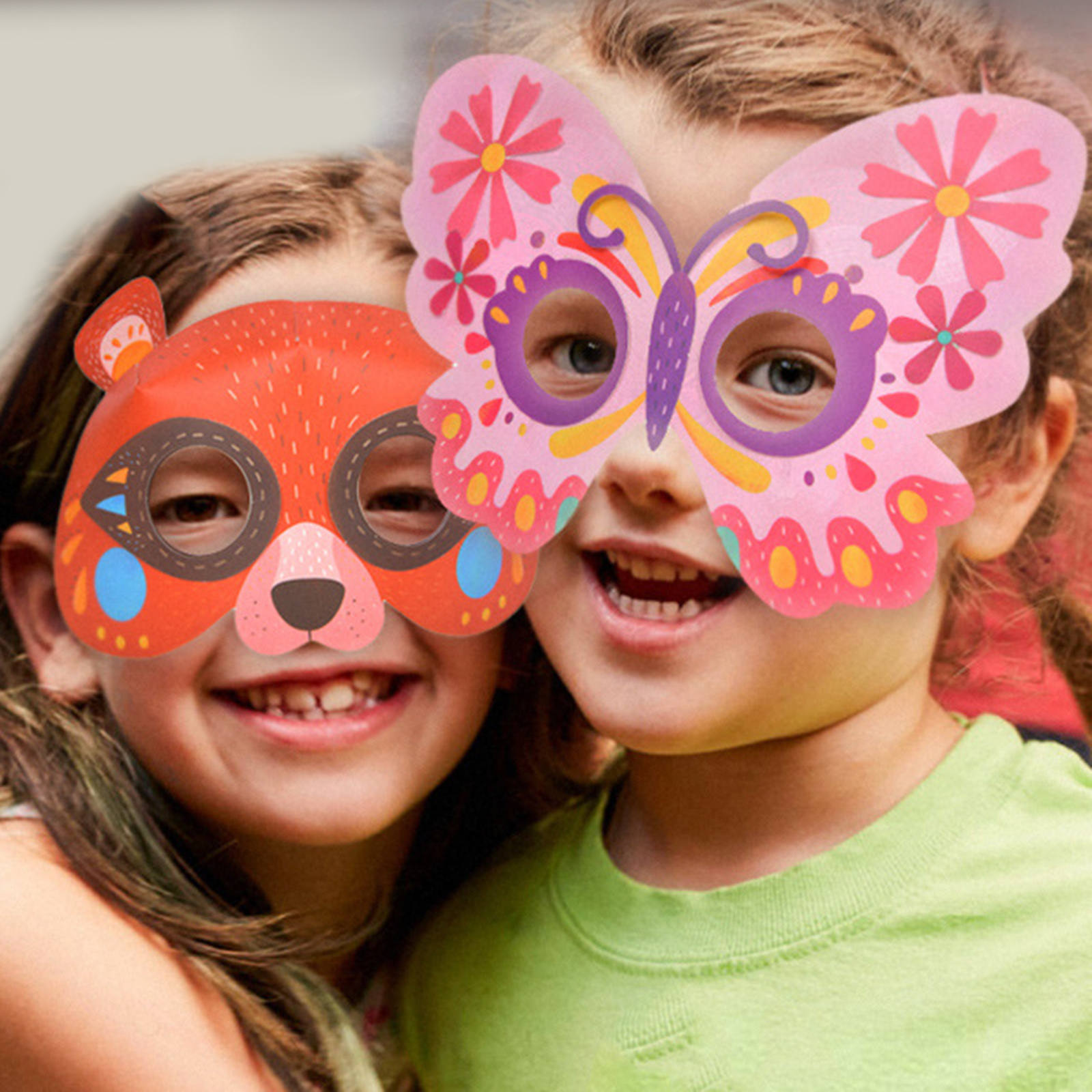 máscaras de carnaval de animais para crianças