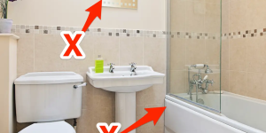 sinalização de erros no banheiro