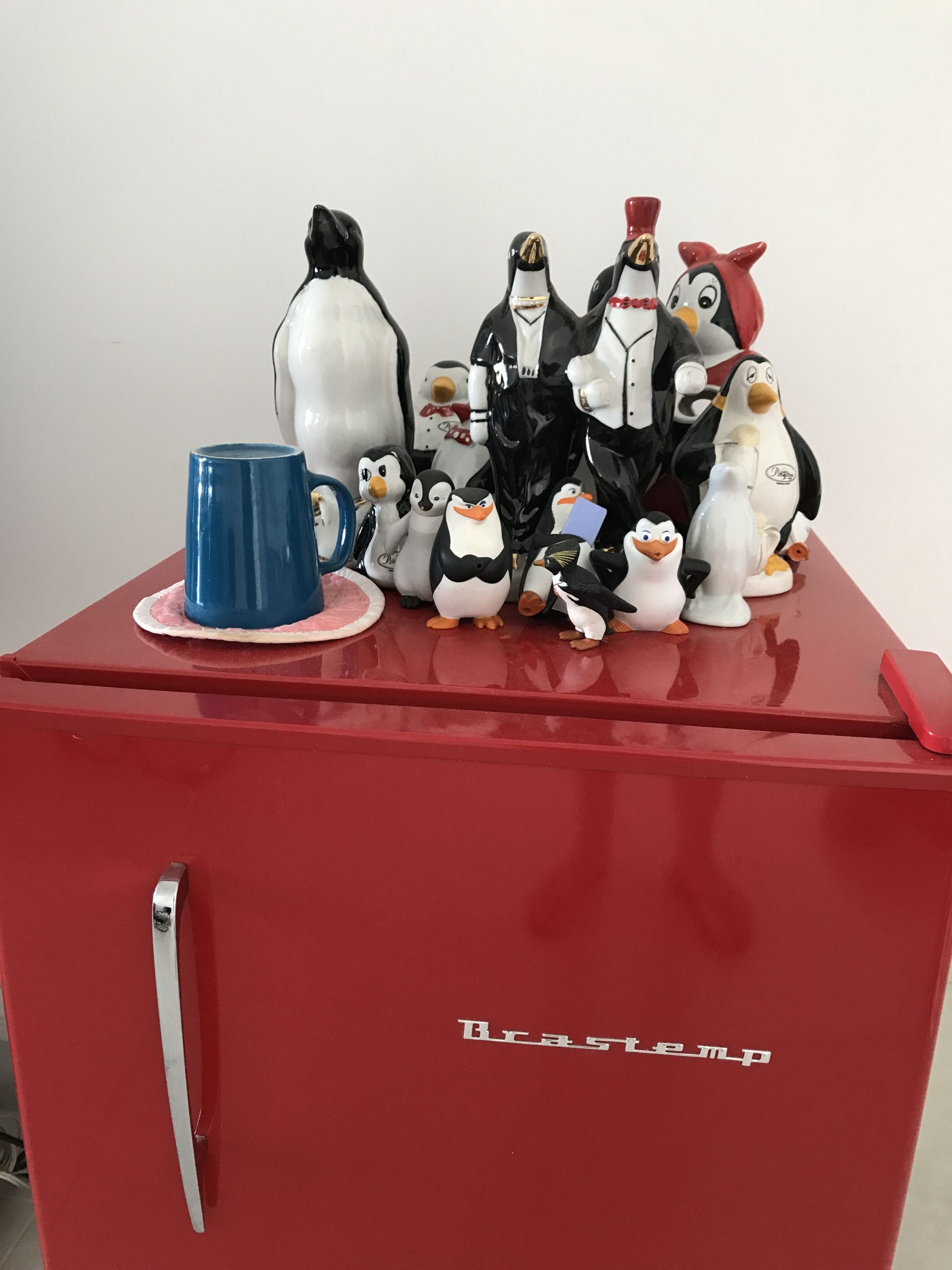 pinguins de geladeira