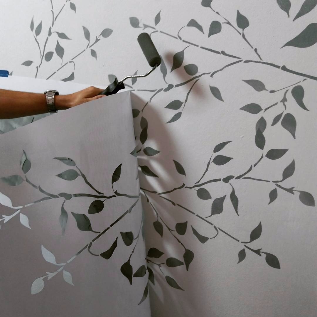 O stencil é uma técnica criativa para paredes que você PRECISA conhecer