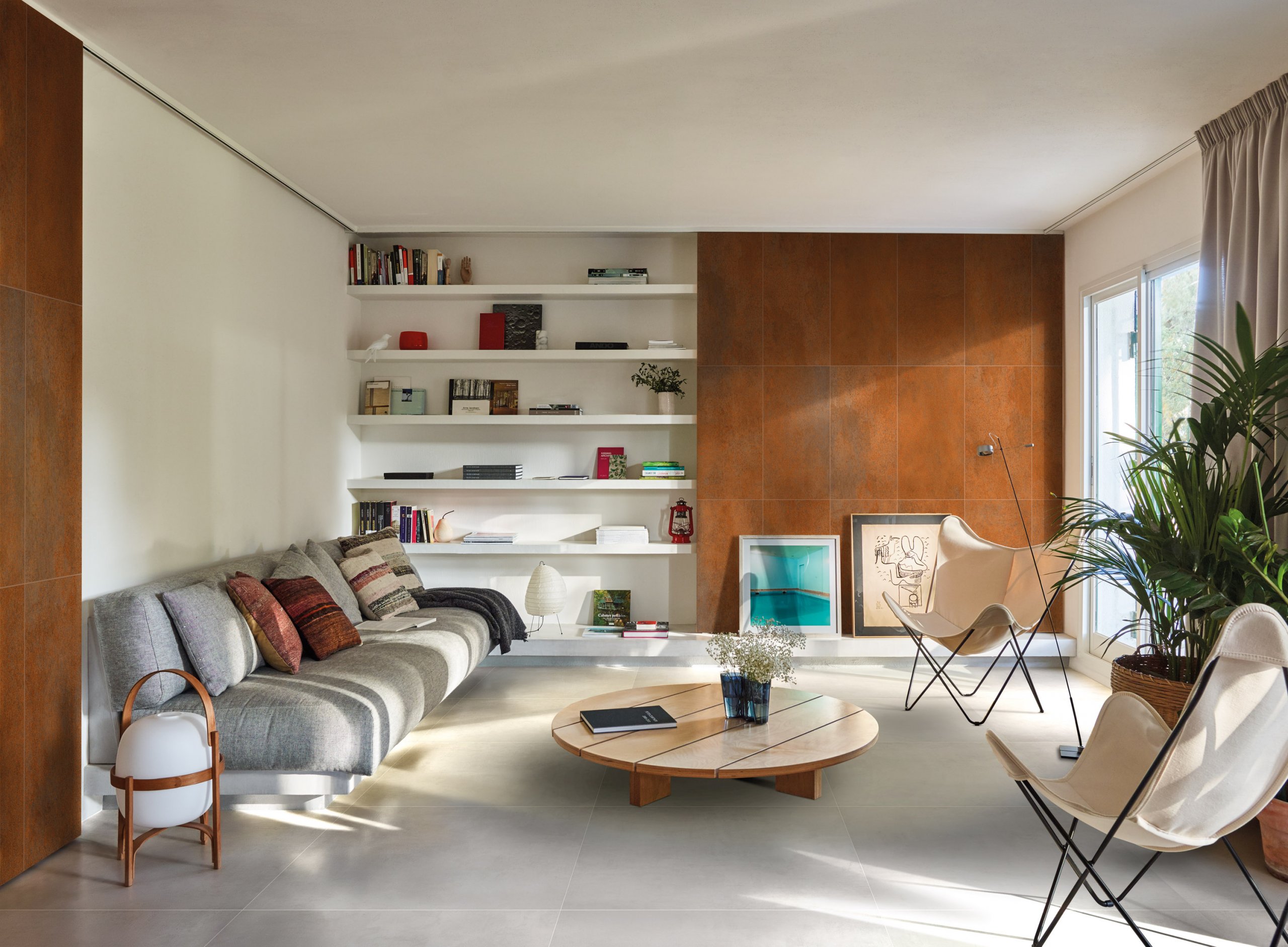 sala de estar com design contemporâneo