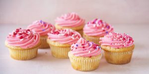 cupcakes cor-de-rosa