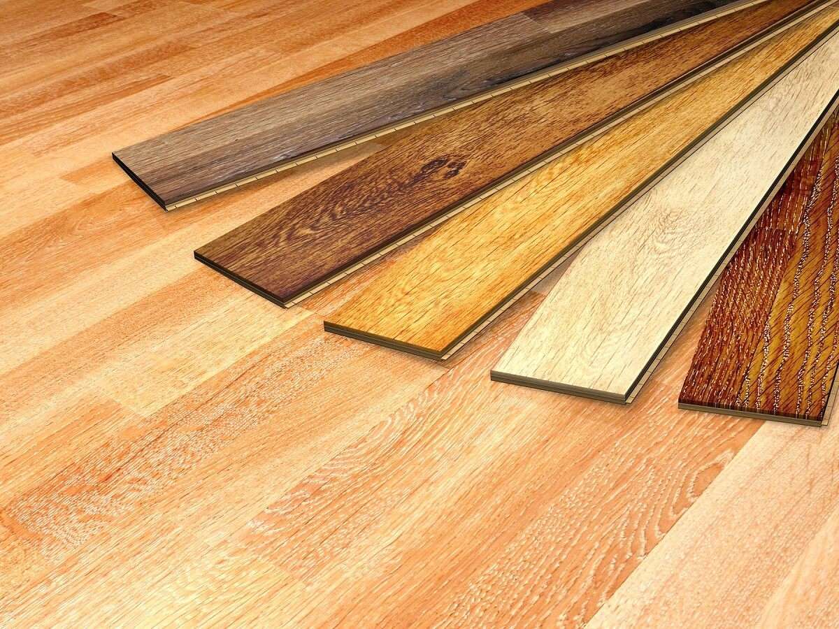cores de piso de madeira