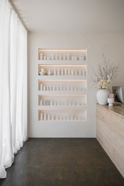 plaster wall shelves