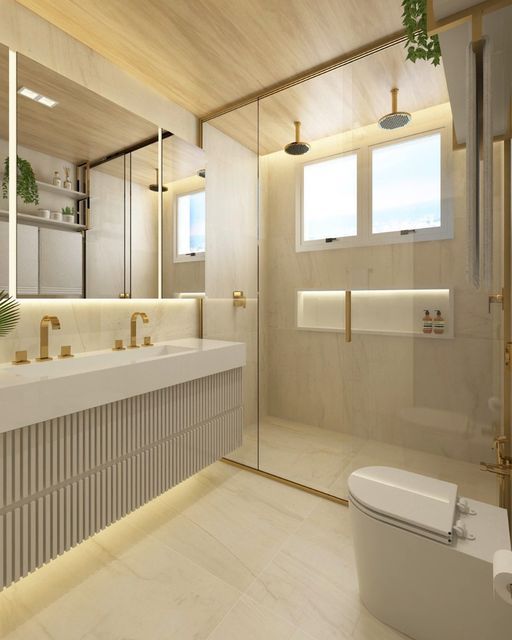 bathroom with wooden vinyl ceiling