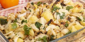 Receita de Salada de Bacalhau com Batatas