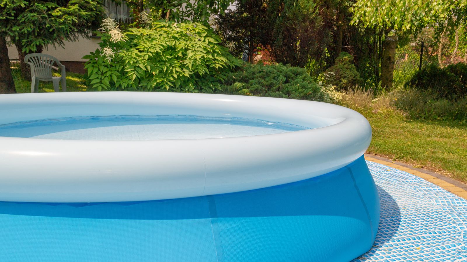 piscina de plástico inflável grande
