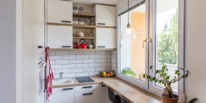 cozinha pequena de apartamento