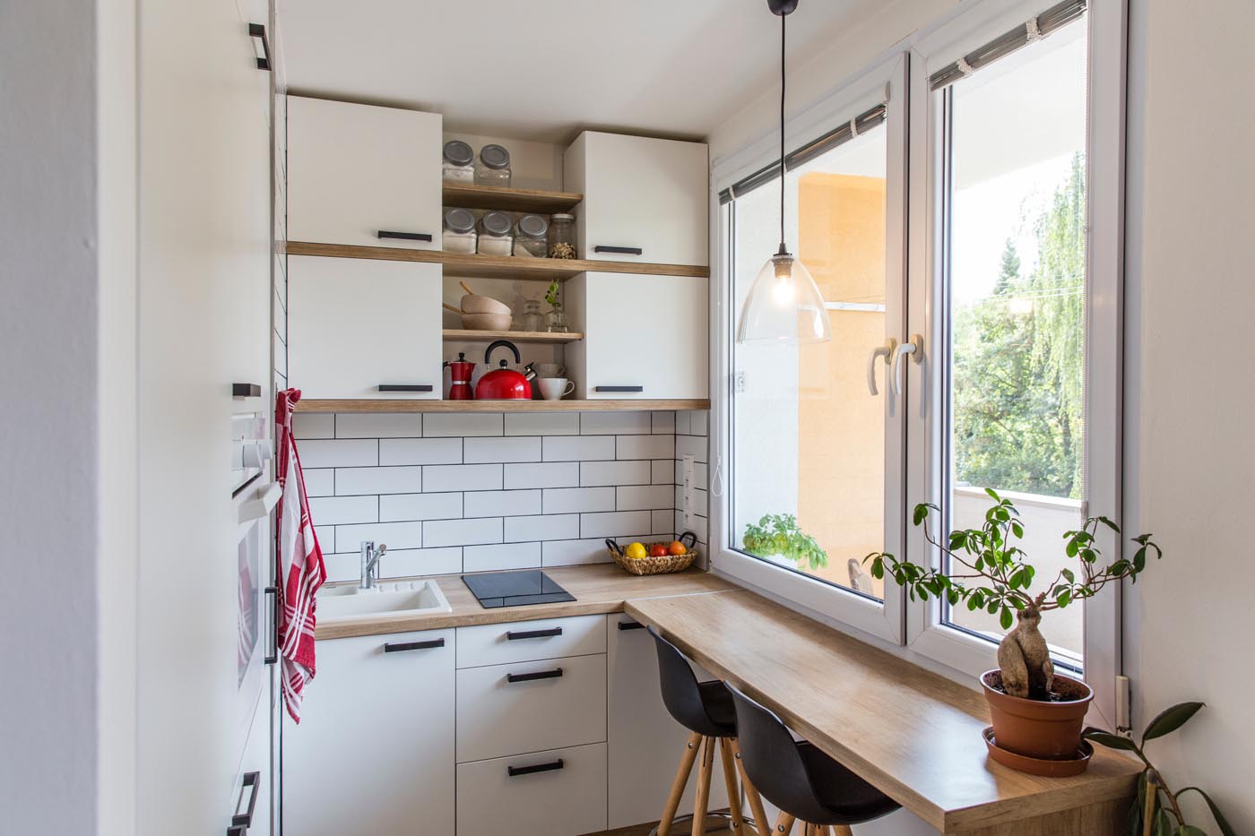 cozinha pequena de apartamento