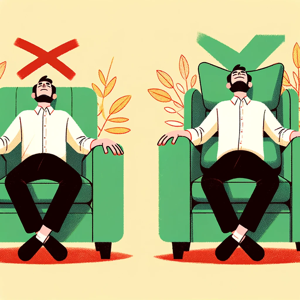 comparação de sofá para evitar dor nas costas