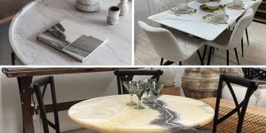 mesas de mármore